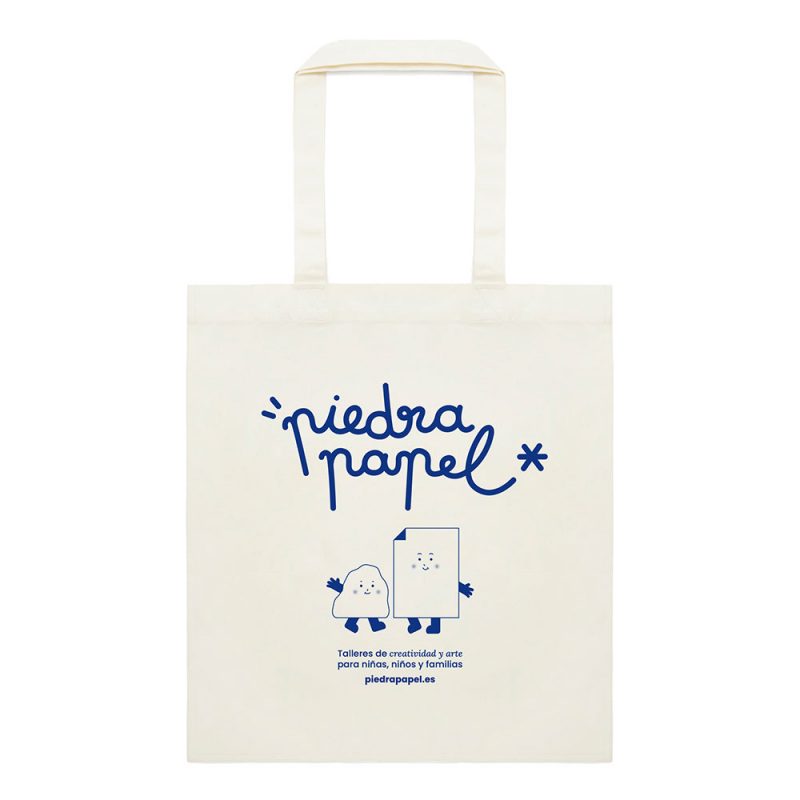 Bolsa tote bag de Piedra Papel.